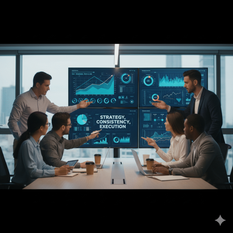 Team of Social Hunger digital marketing agency in Mumbai collaborating on SEO, analytics, and performance marketing strategies